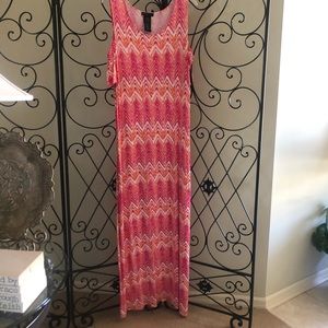 DESIGN HISTORY Cold Shoulder Maxi Dress